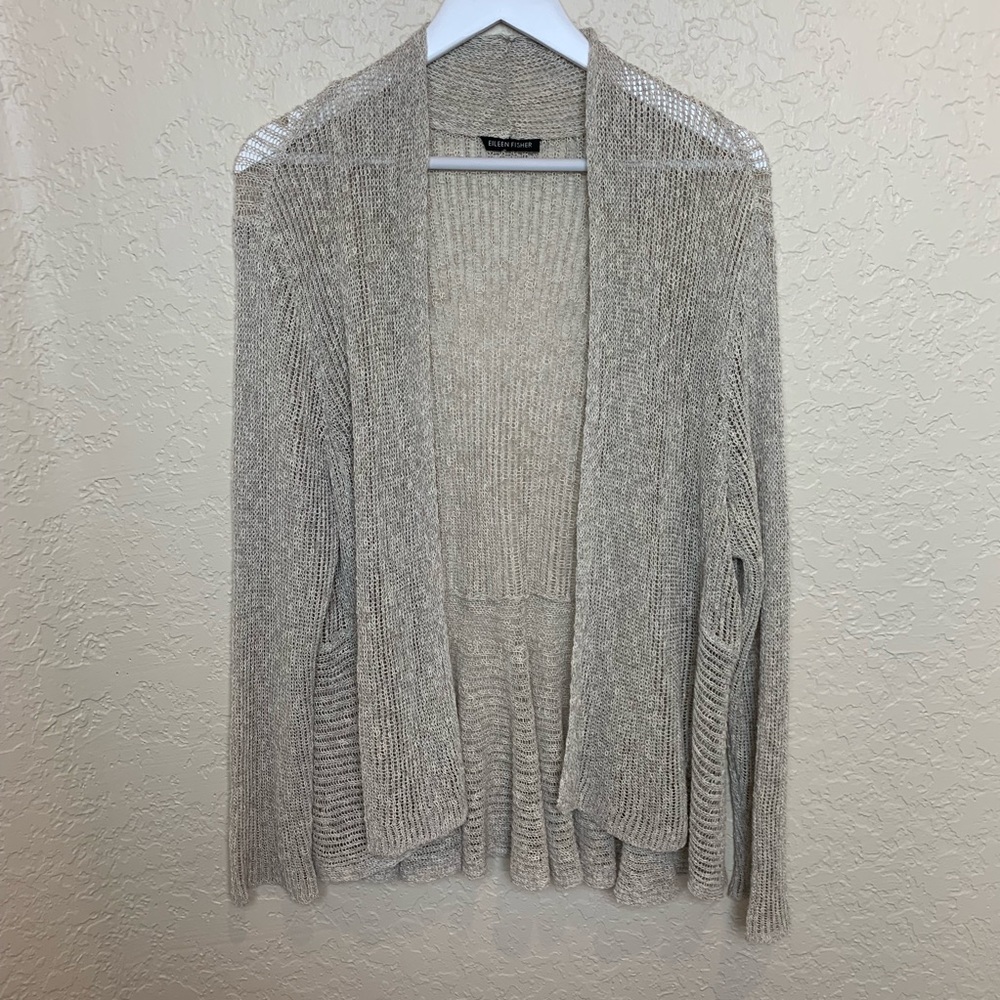 Eileen Fisher Open Knit Cardigan